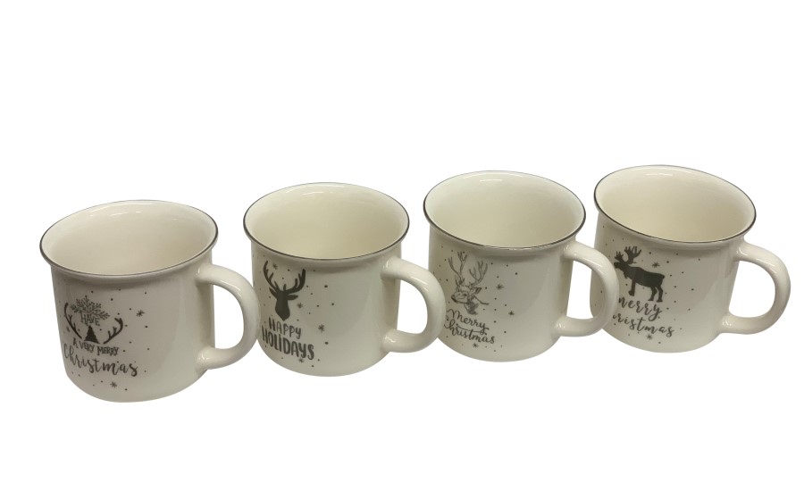 XMAS Tassen 4er Set mit 4 Designs – Bild 4